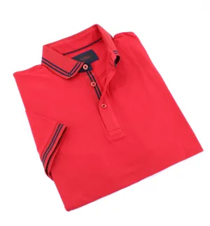 Red Polo With Black Trim