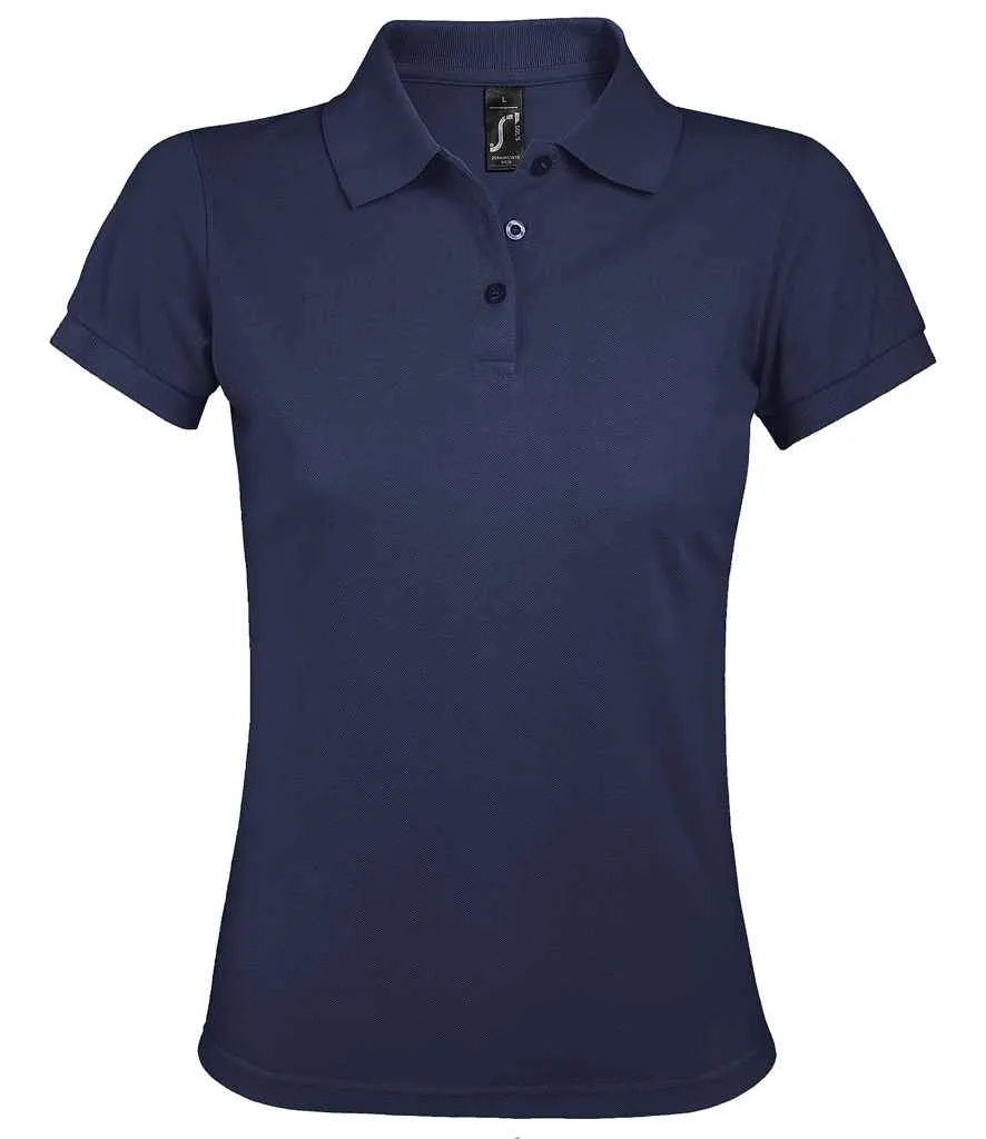 SOL'S Prime Poly/Cotton Pique Polo Shirt (Ladies) - Dark Colours