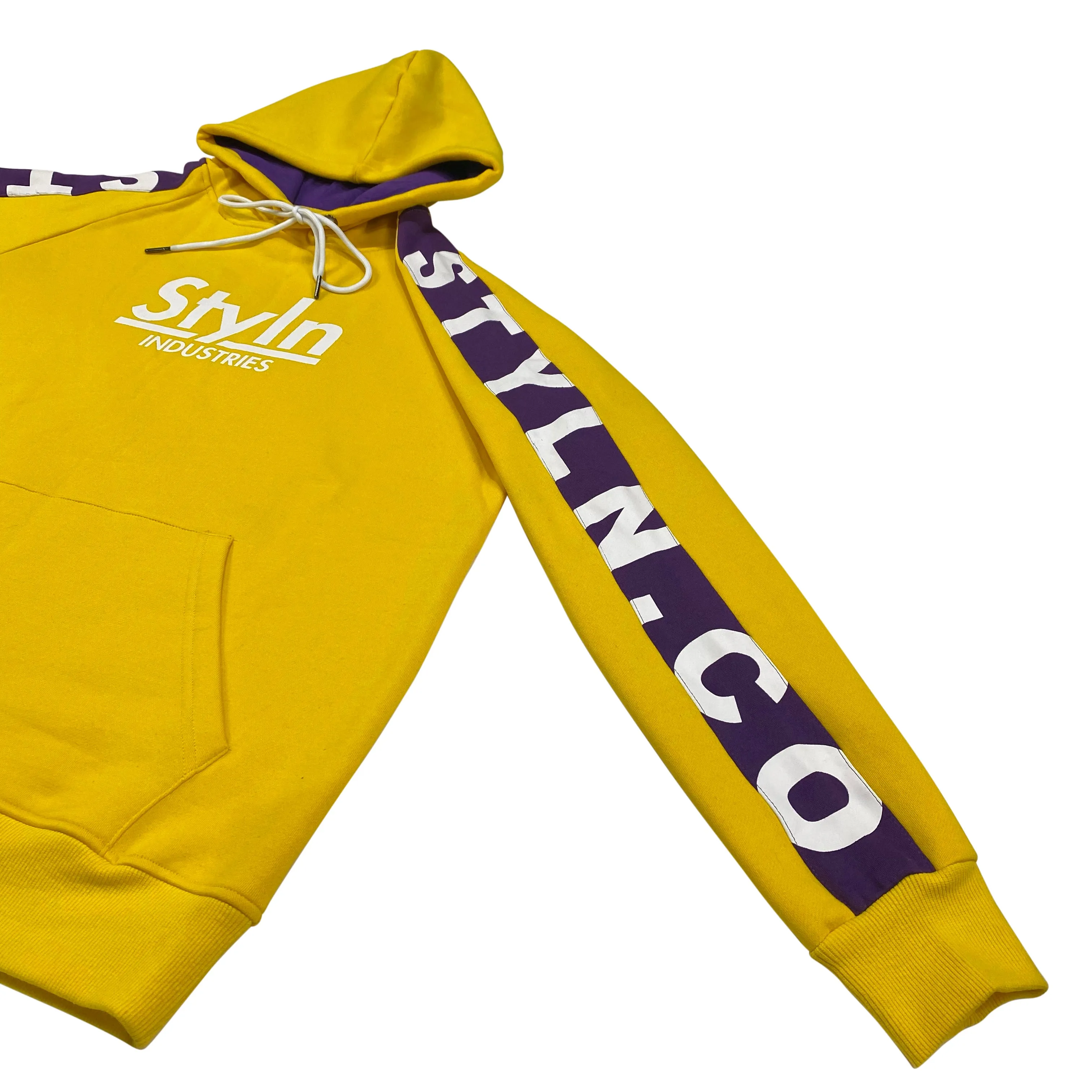 STYLN.CO® SLEEVE HOODIE YELLOW