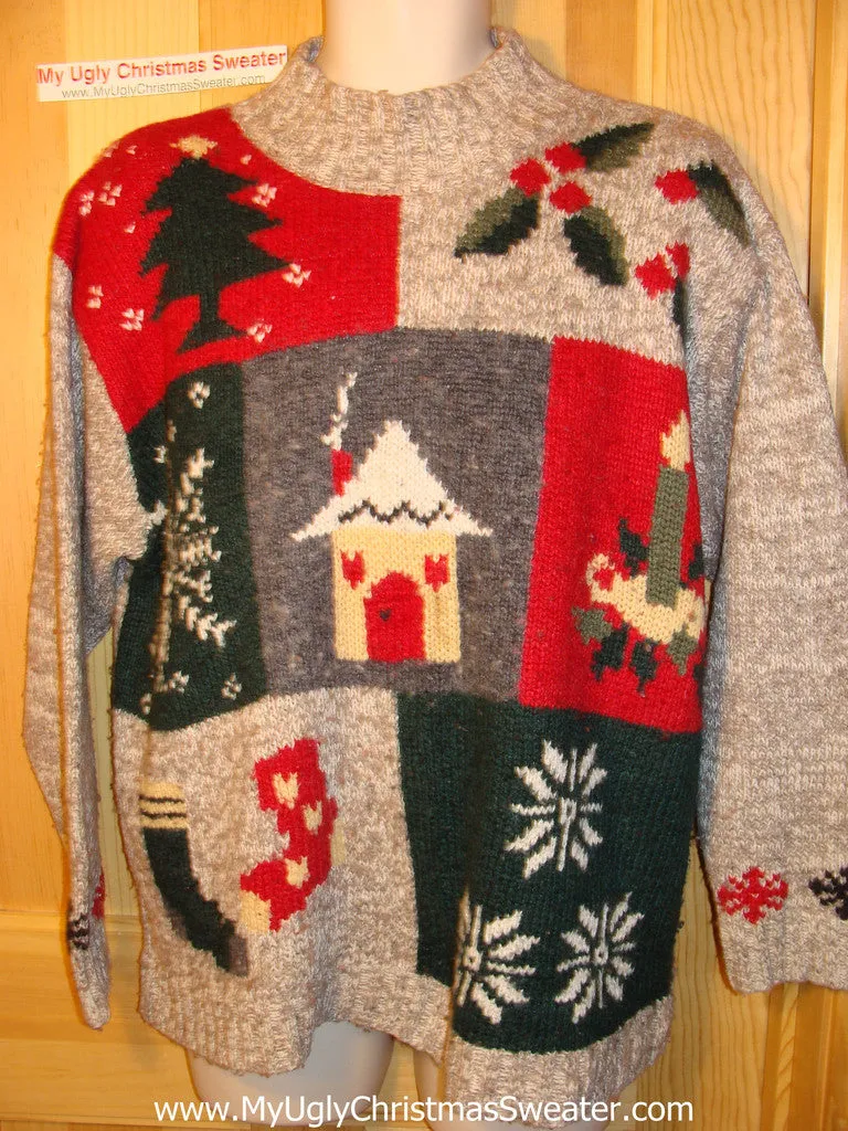 Tacky Ugly Christmas Sweater Winter Wonderland (f173)