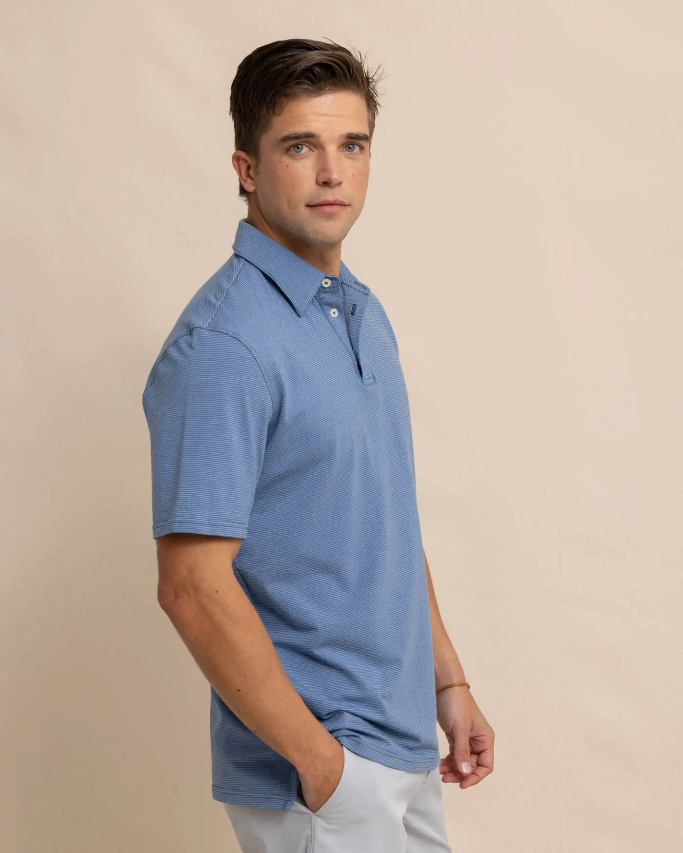 The Seaport Davenport Stripe Polo