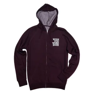 Wish You Were Beer French Terry Zip Hood